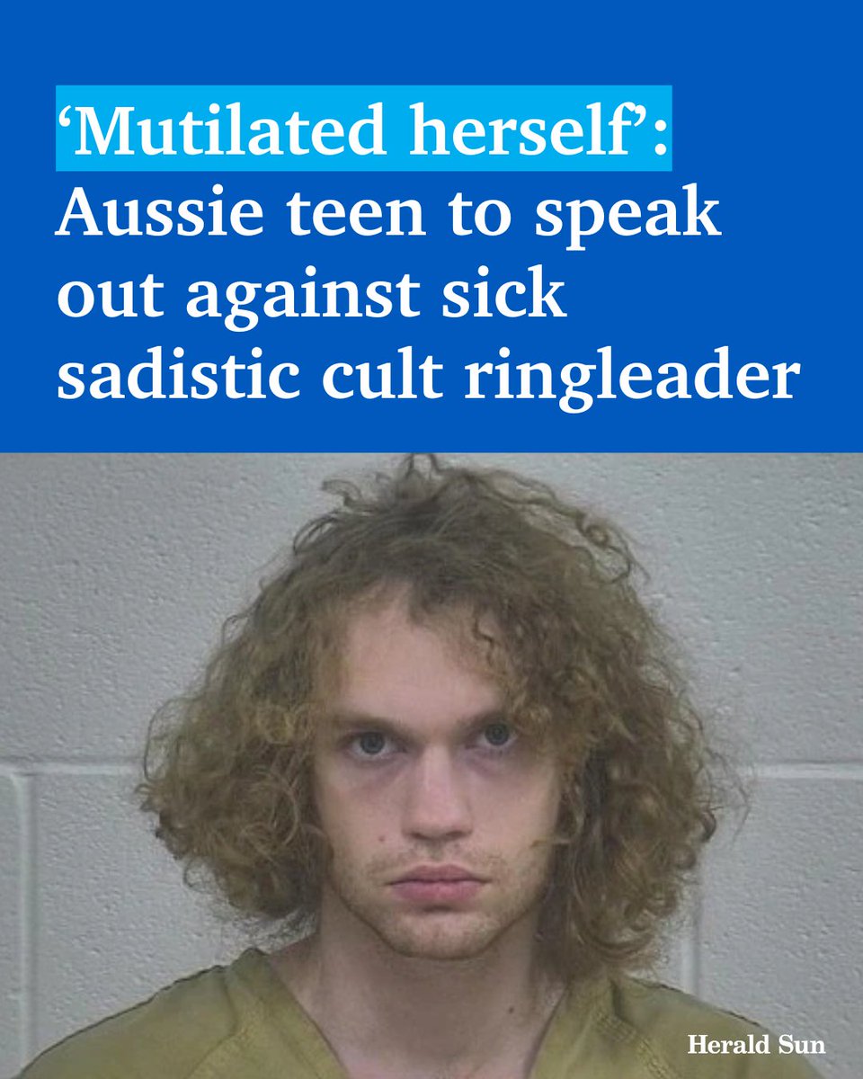 An Aussie teen blackmailed by a sadistic online cult ringleader will speak against him at his sentencing, after police found images of her on his phone. WARNING: Graphic > bit.ly/4iZnVLs