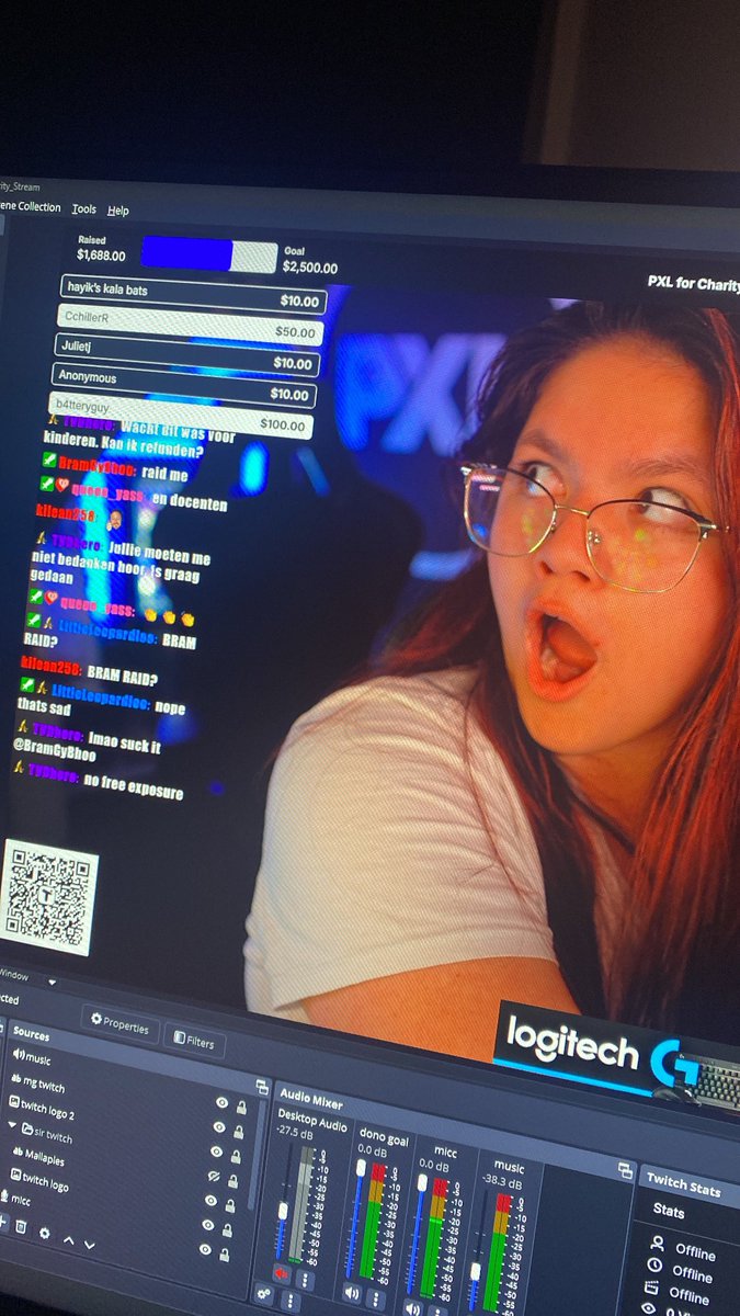 We did it girliepops🤩💅🏼 Our goal was €1.000 and we easily surpassed that on twitch.tv/pxlesports