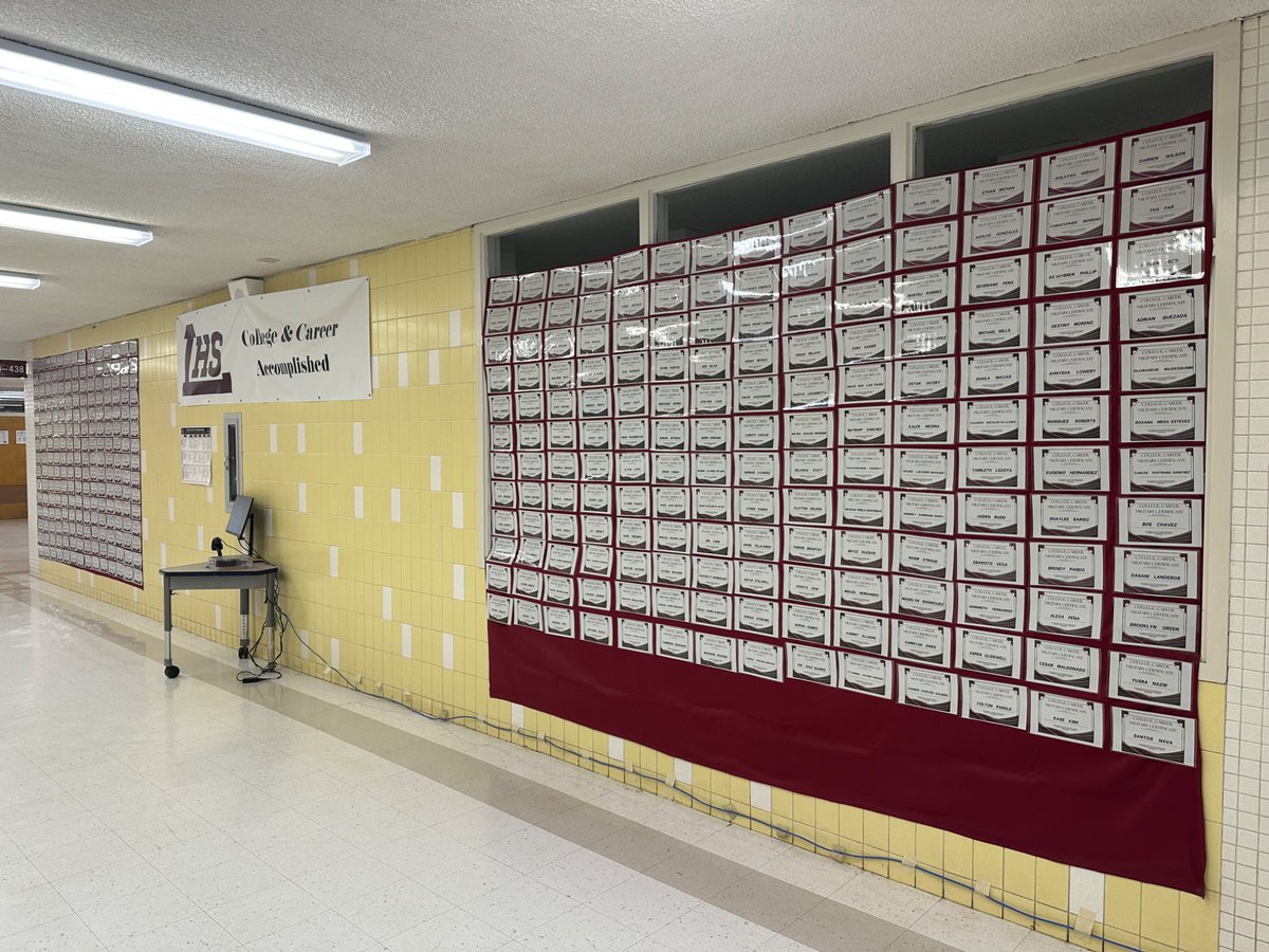 CcmrW's tweet photo. Last weekend for the LHS CCMR BRAG WALL class of 25! Also my last time as its caretaker. This is student success!@Legacyrebels @Midland_ISD https://t.co/MTWdnDvab5