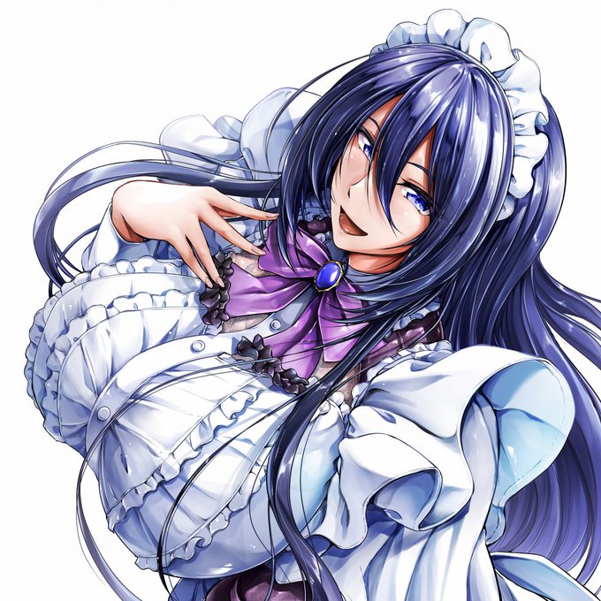 ステッカー用に描いてた美咲さん 