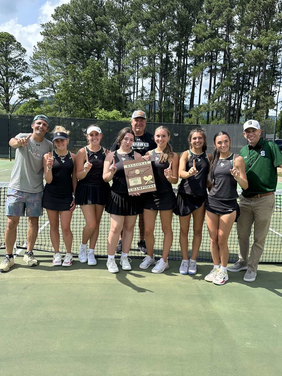Congratulations to our Girls Tennis team for winning their Region Championship today 4-1. The Seahawks are headed to the State Tournament as East Region Champs. #WeAreSilverdale #SBATennis