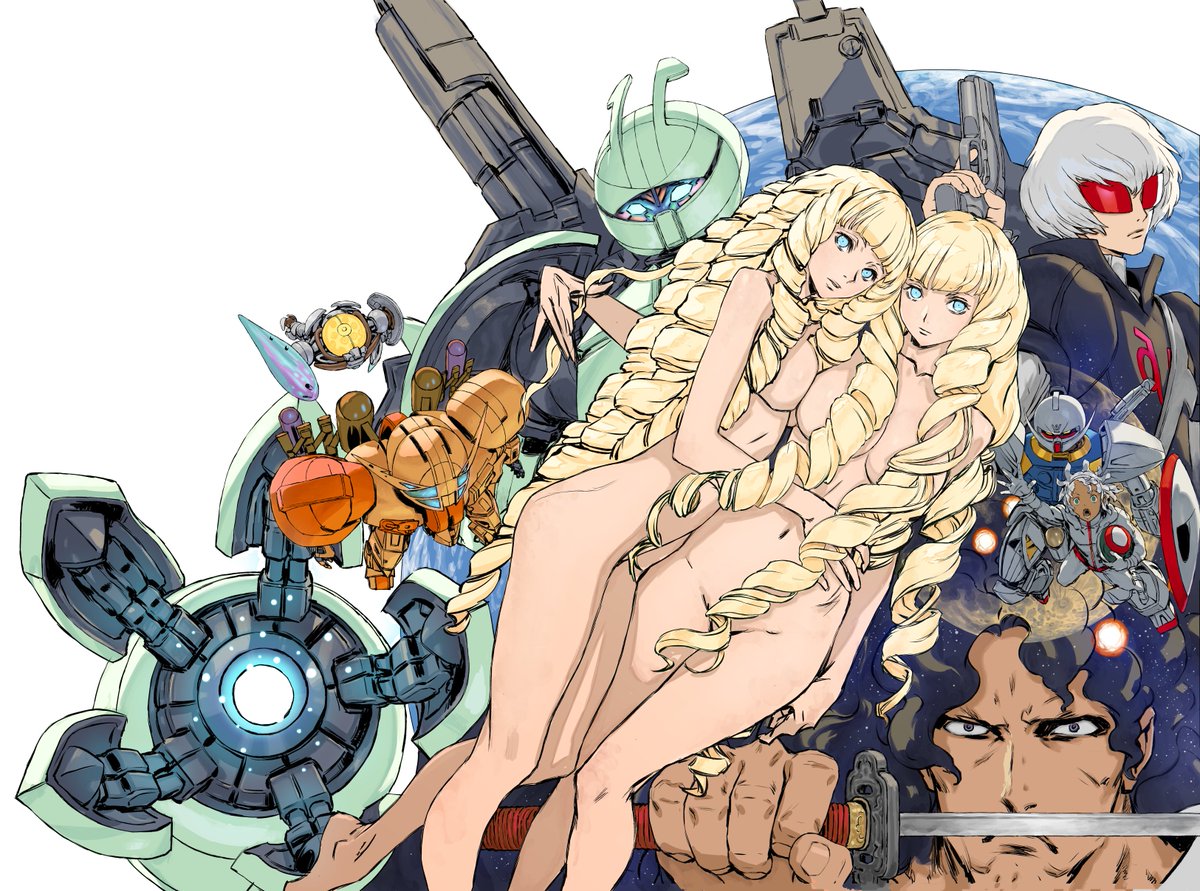 「昔描いた∀ガンダムのイラストです 」|あきまんPLAMAX「GODZ ORDER」神翼騎士団のイラスト