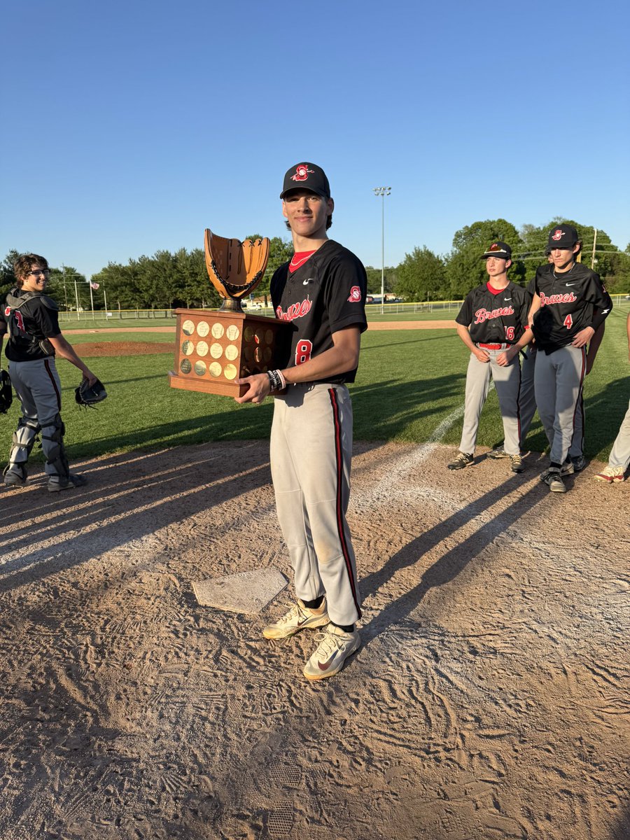 Terre Haute South pitcher Tristan Deel turned in an unbelievable performance on the mound in Glove Trophy win over THN. Righty threw a 2-hit shutout with 14 strikeouts