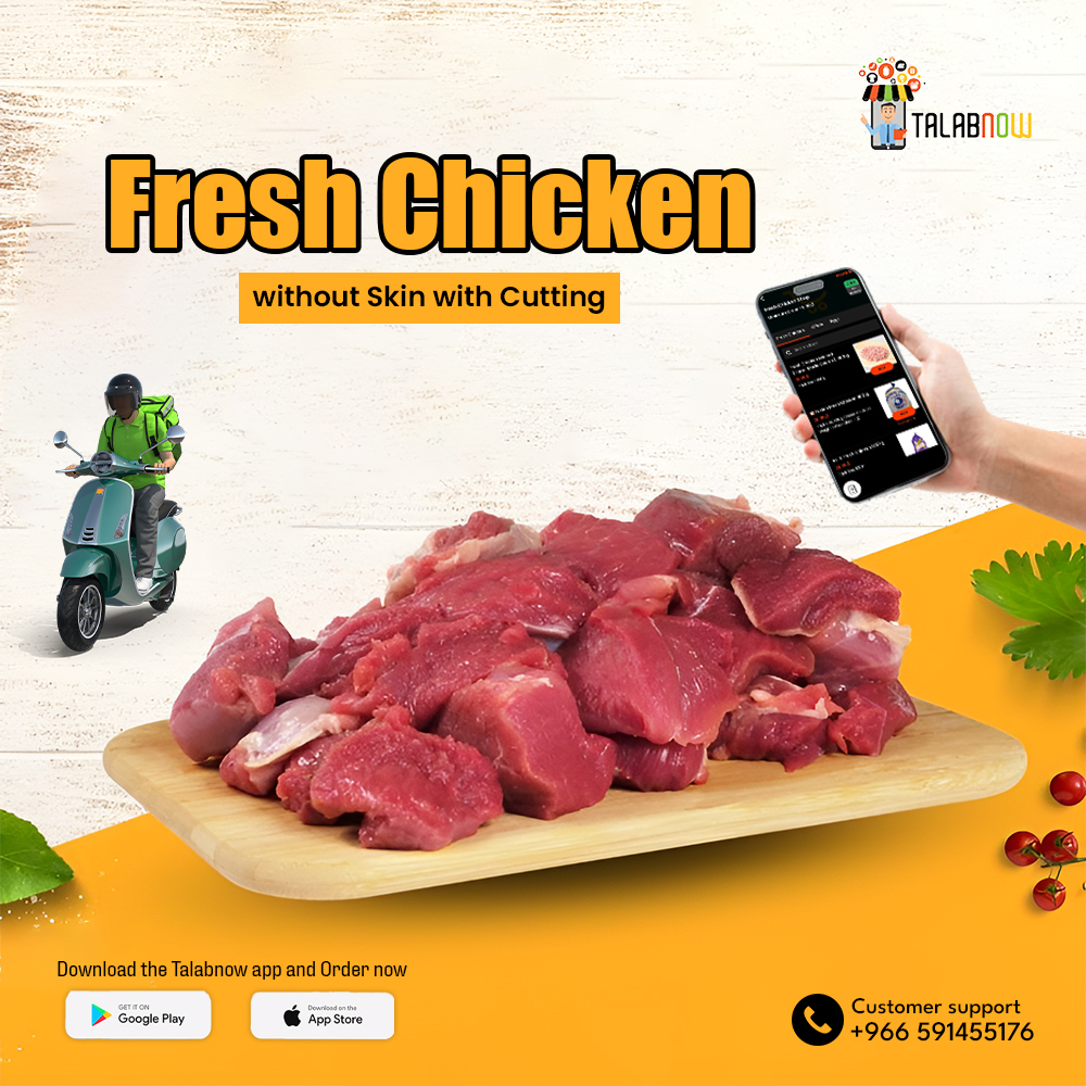 talabnowapp's tweet image. 😍 Our premium Mutton is juicy and tender
Craving Beef? Our high-quality cuts are ideal for steaks or stir-fries!  And for the health-conscious foodies, our Fresh Chicken comes skinless and pre-cut, saving you time in the kitchen! 🍖⏰ Order now on the  #TalabNow App