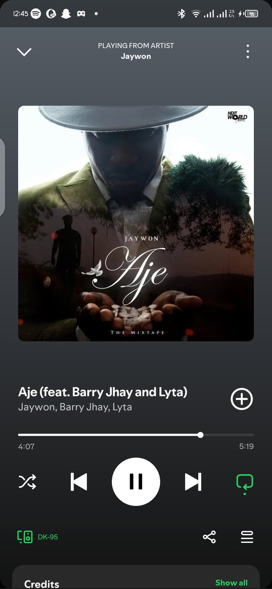 Bossman👑 (@bossmangoldika_) on Twitter photo Oluwa jowo si lekun Ayo 🙏
As i dey sleep dey wake up i dey Thank God 🙏
This song has a lot of prayer points in it!!!
Starting my day with this <a href="/JAYWONJUWONLO/">Jaywon</a> , <a href="/barryjhay/">Barry jhay 🎧🎼</a> & <a href="/official_lyta/">OPEYEMIRAFAT</a> Masterpiece 🙏💡 Oluwa jowo si lekun Ayo 🙏
As i dey sleep dey wake up i dey Thank God 🙏
This song has a lot of prayer points in it!!!
Starting my day with this <a href="/JAYWONJUWONLO/">Jaywon</a> , <a href="/barryjhay/">Barry jhay 🎧🎼</a> & <a href="/official_lyta/">OPEYEMIRAFAT</a> Masterpiece 🙏💡