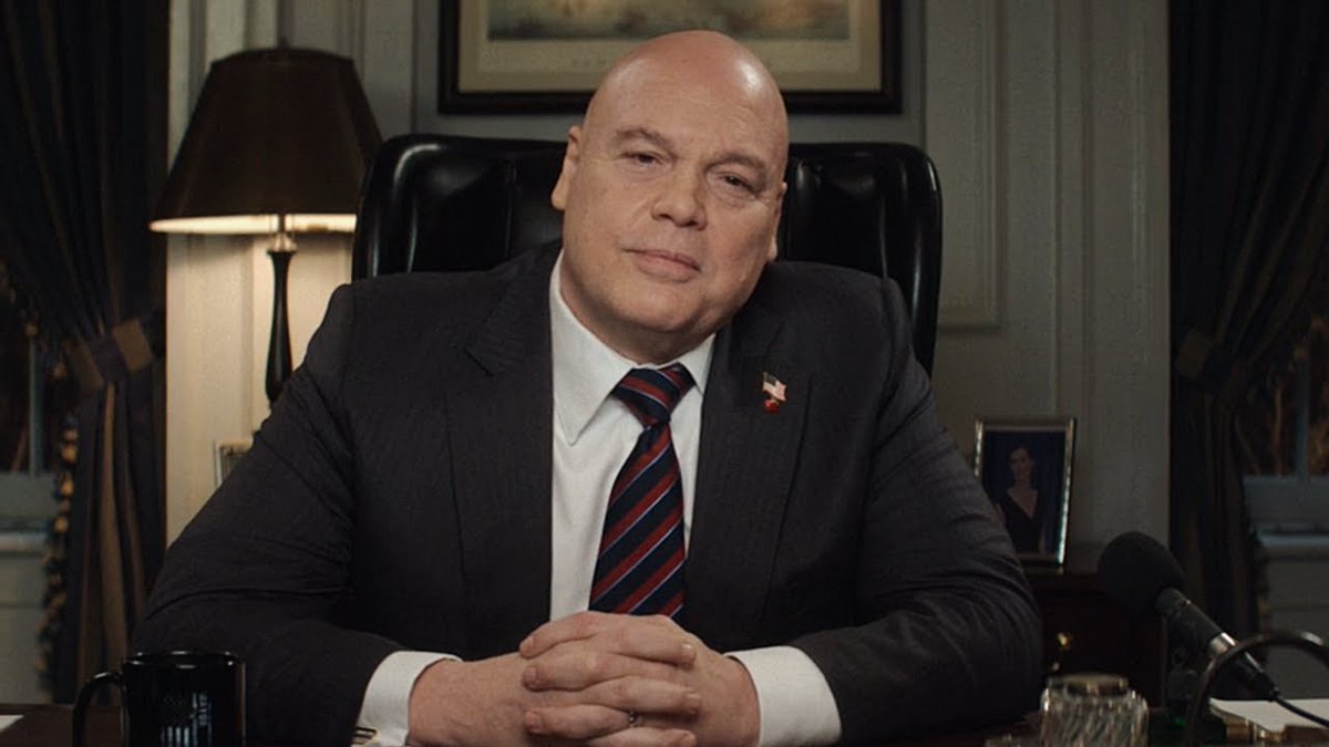 MyOwn2C's tweet image. If Wilson Fisk was a real person, he would be a much better #POTUS than the orange buffoon DJT.
#FuckTrump
