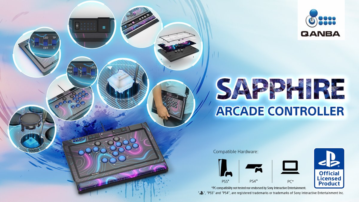 Qanba leverless controller qanba sapphire QANBA SAPPHIRE S1