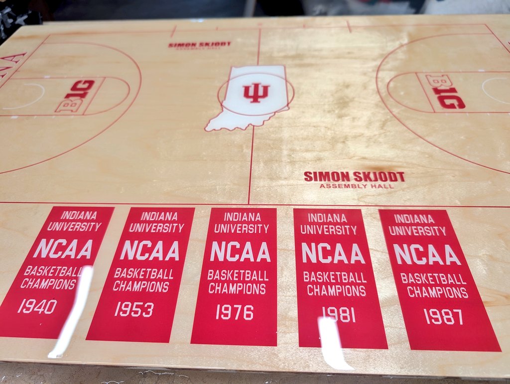 short_courts's tweet image. Fresh Epoxy Friday! 
#iubb #Hoosiers #Indiana
🏀🐜