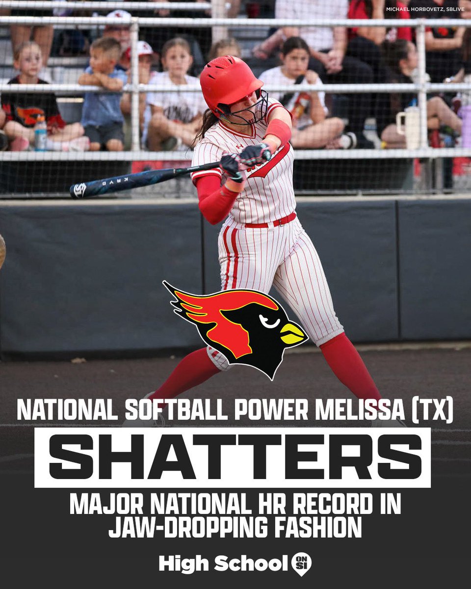Texas high school softball national power shatters major national HR record in jaw-dropping fashion 🤯🤯

Read the full article⬇️

si.com/high-school/na…