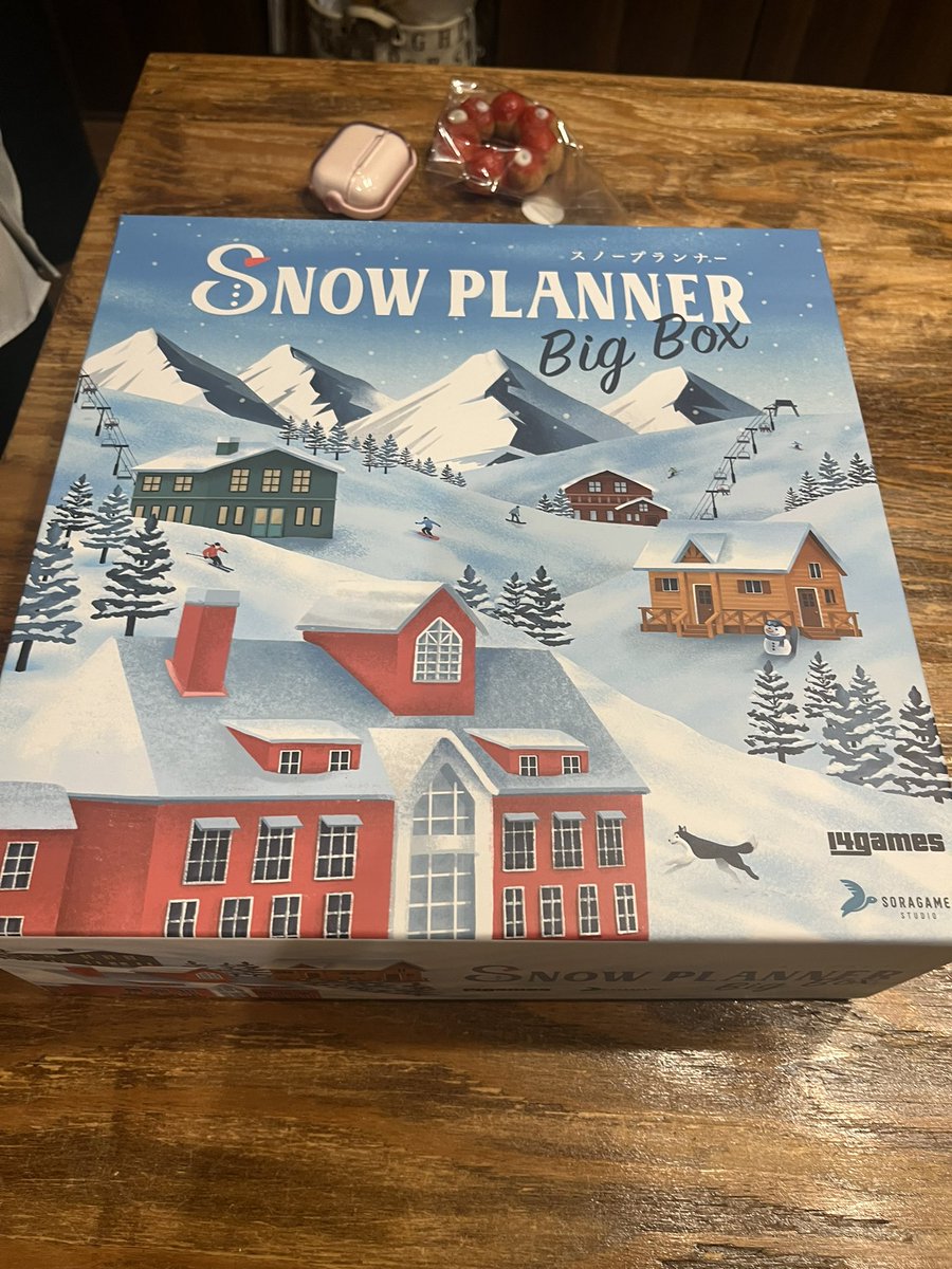 kita_3black's tweet photo. 昨日やったスノープランナーBigBox楽しかった〜！ボロ負けだったけどw
#ボードゲーム　#SNOWPLANNER #スノープランナー https://t.co/NeoR851vhM