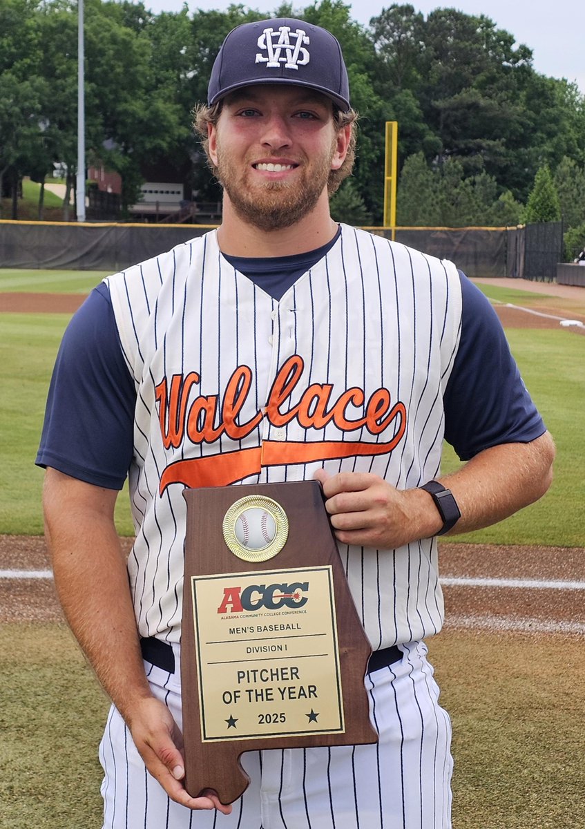 Congratulations to Luke Fernandez of <a href="/WallaceBaseball/">Wallace State Baseball™</a> on being named <a href="/acccathletics/">ACCC</a> Division I Pitcher of the Year.