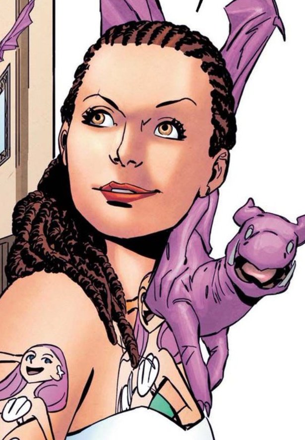 FritzTheWitch's tweet image. "Twinsies🤪😜 Kitty must got creole in her!" 
 #blackgirlmagic 
#boxerbraids