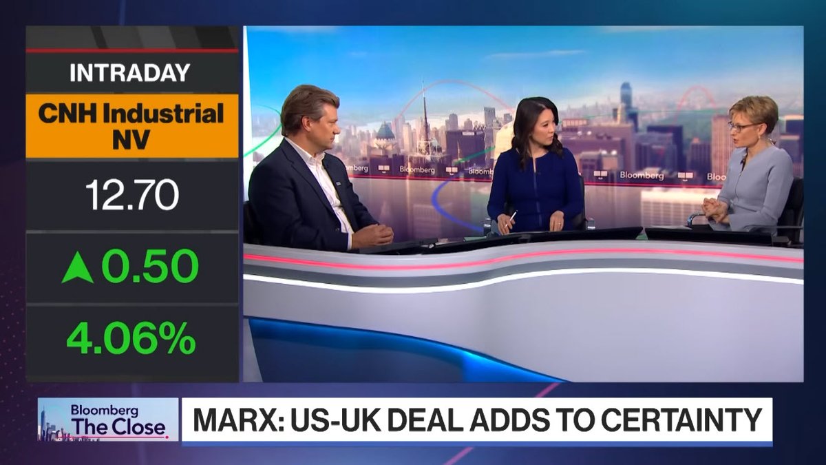 Following this week's Investor Day 2025 at the New York Stock Exchange (<a href="/NYSE/">NYSE 🏛</a>), our CEO, Gerrit Marx, shares his view on the market and how CNH will enhance its product leadership and expand margins. 
 
📺 Watch now on <a href="/BloombergTV/">Bloomberg TV</a>  The Close 05/08/2025: youtube.com/watch?v=D-Ckze…