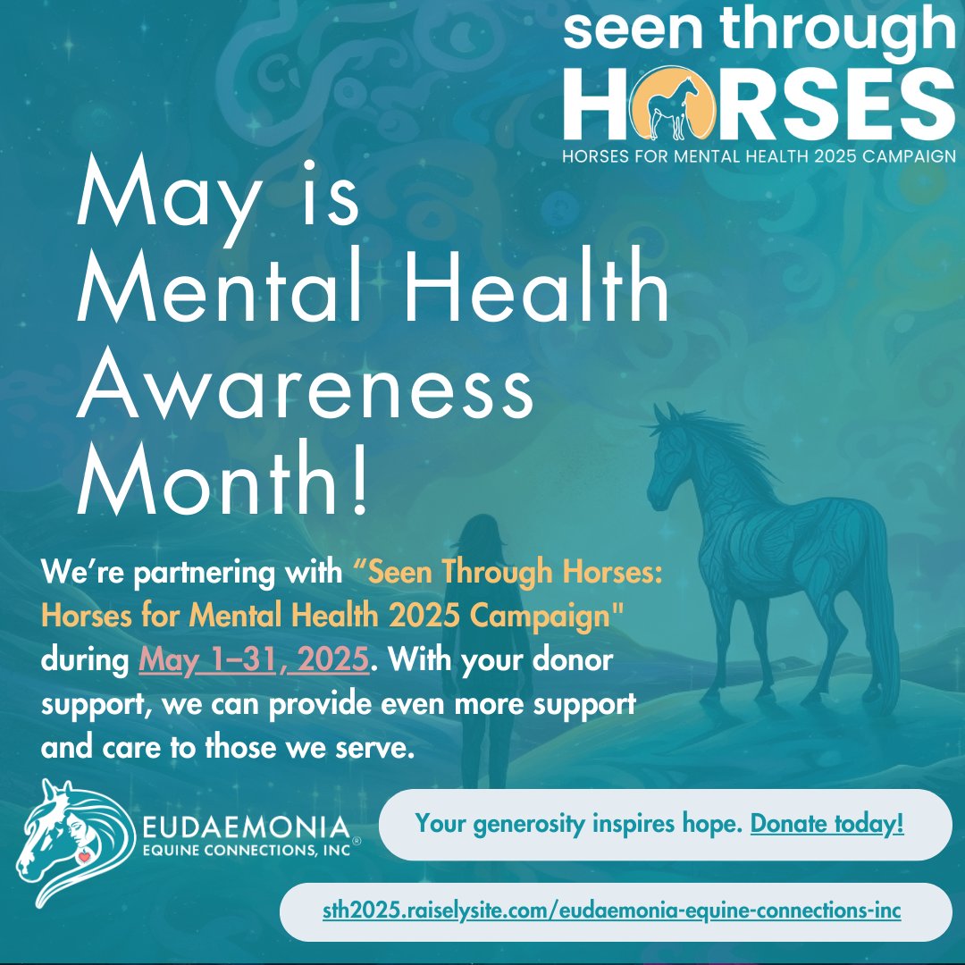 EEC_Inc's tweet photo. Will you help us bring healing to others through the power of horses?

Let’s keep the momentum going, together.

To donate or more information visit:
https://t.co/mCNn6YusPS

@EEC_Inc #SeenThroughHorses2025 #HorsesforMentalHealth #eudaemonia_equine_connections #EEC_Inc https://t.co/0FRyOV5d48