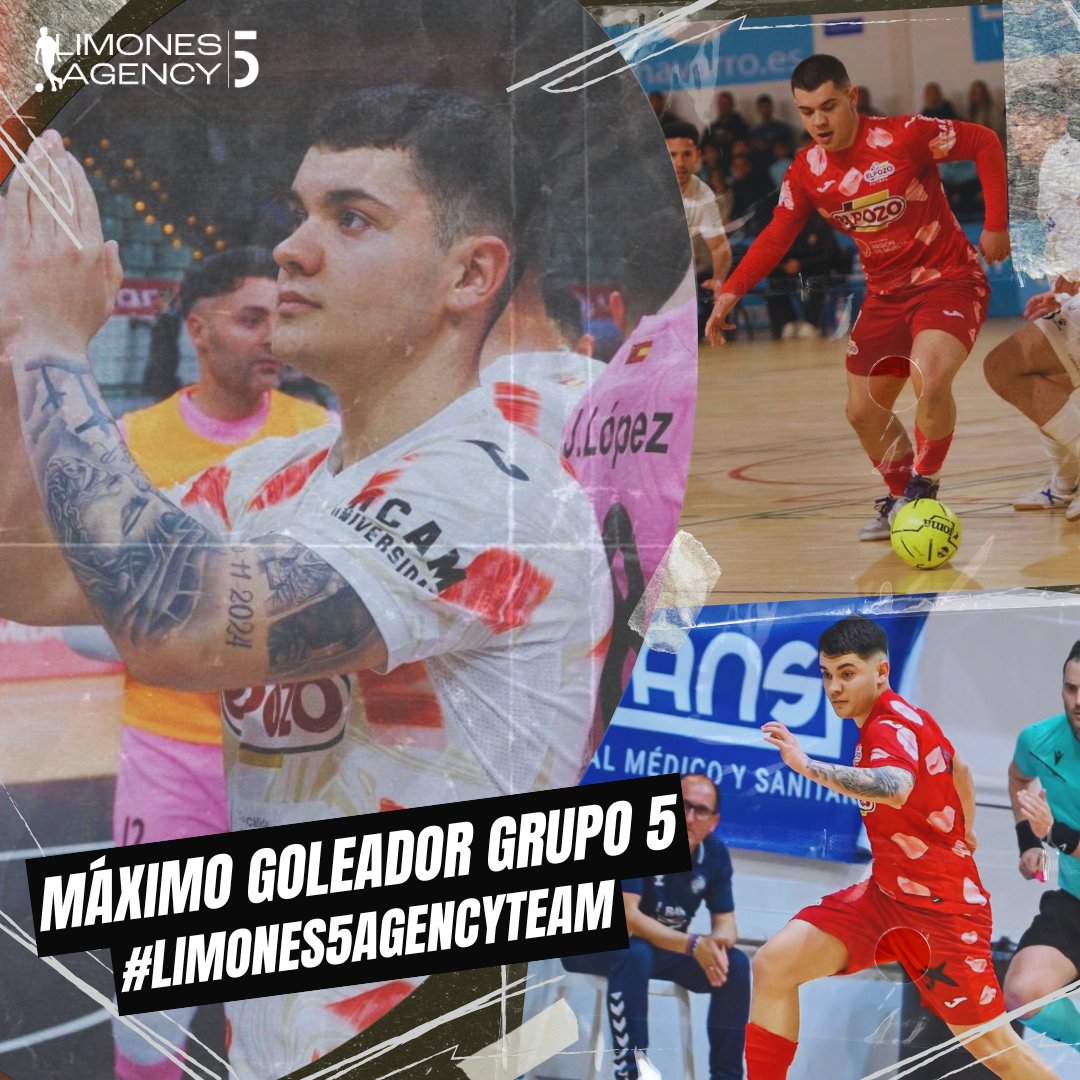 𝗟𝗶𝗺𝗼𝗻𝗲𝘀 𝟱 𝗔𝗴𝗲𝗻𝗰𝘆 (@limones5agency) on Twitter photo 𝐌𝐚𝐱𝐢𝐦𝐨 𝐠𝐨𝐥𝐞𝐚𝐝𝐨𝐫 𝐆𝐫𝐮𝐩𝐨 𝟓 𝐝𝐞 𝐒𝐞𝐠𝐮𝐧𝐝𝐚 𝐃𝐢𝐯𝐢𝐬𝐢𝐨𝐧 𝐁
✅ 𝗠𝗶𝗴𝘂𝗲𝗹.
⚽️4⃣0⃣ goles.
#Limones5Agencyteam | <a href="/palaciomiguel23/">miguelpalacio</a> 𝐌𝐚𝐱𝐢𝐦𝐨 𝐠𝐨𝐥𝐞𝐚𝐝𝐨𝐫 𝐆𝐫𝐮𝐩𝐨 𝟓 𝐝𝐞 𝐒𝐞𝐠𝐮𝐧𝐝𝐚 𝐃𝐢𝐯𝐢𝐬𝐢𝐨𝐧 𝐁
✅ 𝗠𝗶𝗴𝘂𝗲𝗹.
⚽️4⃣0⃣ goles.
#Limones5Agencyteam | <a href="/palaciomiguel23/">miguelpalacio</a>