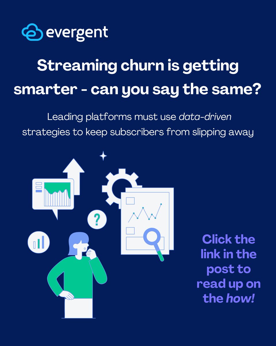 A streaming service that increased its subscriber base 1.5x. 

Another saw a 400% jump in acquisition.

Unpack the subscriber retention strategies transforming streaming economics in 2025: evergent.com/blog/data-driv…

#Evergent #monetization #AI #retention #churnmanagement