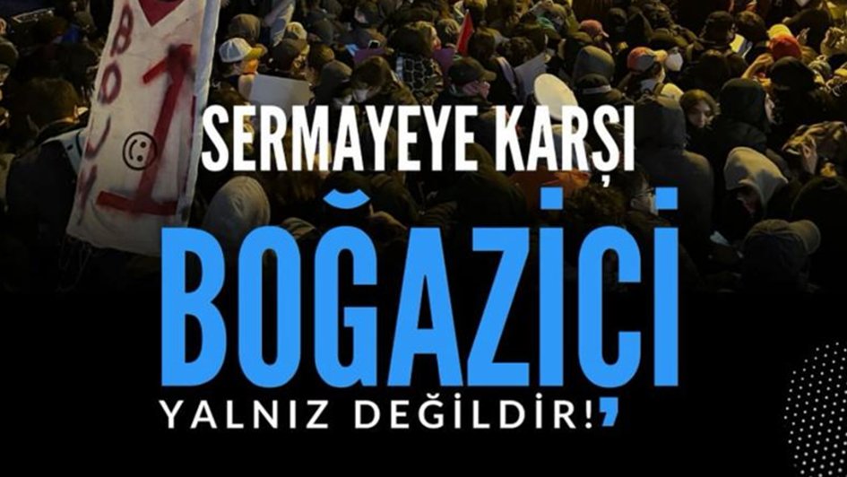 Sermayenin zirvesine karşı Boğaziçi'ndeki üniversiteli kavga dostlarımızı yalnız bırakmıyoruz.

Tarih: 10 Mayıs Cumartesi
Saat: 11.00
Adres: Etiler'den Hisar'a yürüyoruz.

<a href="/Sbfkadinlgbti/">Mülkiye Kadın ve LGBTİ+ Dayanışması</a> <a href="/politikbilkentt/">PolBil 🏳️‍🌈</a> <a href="/auogrencimedya/">Ankara Üniversitesi Öğrenci Medyası</a>
<a href="/dtcfdayanismasi/">Dil-Tarih Dayanışması</a> <a href="/boun_otk/">Boğaziçi Üniversitesi ÖTK</a> <a href="/IUogrmeclisi/">İÜ Öğrenci Meclisi</a> <a href="/gsuotk/">gsuotk</a>