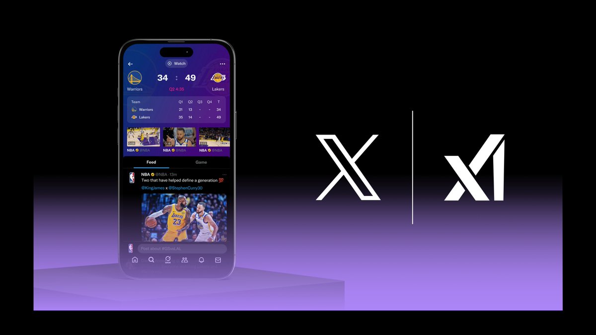 For every big moment and highlight, the pulse of fandom beats on X. Together <a href="/X/">X</a> and @xAI are redefining the fan experience through the power of AI and the scale of global conversation.