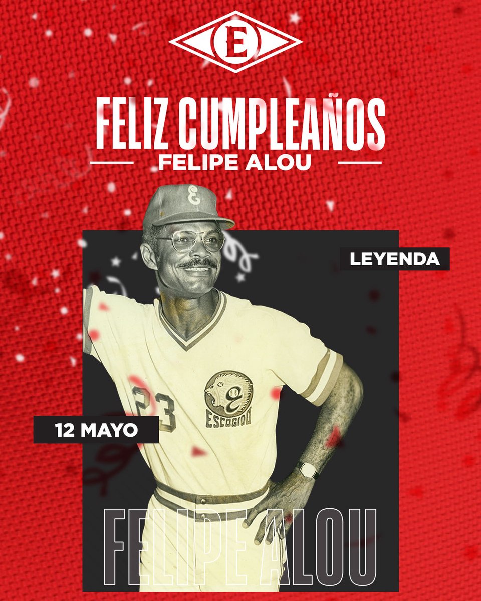 ¡El gran LEÓN está de fiesta! 🎁 Feliz cumpleaños a nuestra eterna LEYENDA, Don Felipe Alou. 👏🏻

#LeonesdelEscogido #CampeonesNacionalesydelCaribe