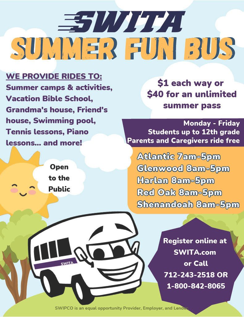 SWITA Summer Bus Rides!