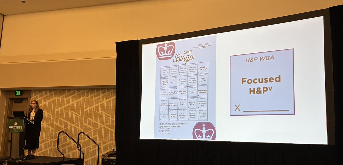 Collaboration of Surgical Education Fellows (@surgedfellows) on Twitter photo Surgery clerkship feeling like a guessing game? <a href="/CaitSilvestri/">Cait Silvestri</a> and <a href="/md_moreci/">Rebecca Moreci, MD MS</a> made it one—on purpose. BINGO cards mapped to EPAs turn confusion into clarity, tasks into challenges, and feedback into fun. Who says med school can’t play games? #SEW2025 Surgery clerkship feeling like a guessing game? <a href="/CaitSilvestri/">Cait Silvestri</a> and <a href="/md_moreci/">Rebecca Moreci, MD MS</a> made it one—on purpose. BINGO cards mapped to EPAs turn confusion into clarity, tasks into challenges, and feedback into fun. Who says med school can’t play games? #SEW2025