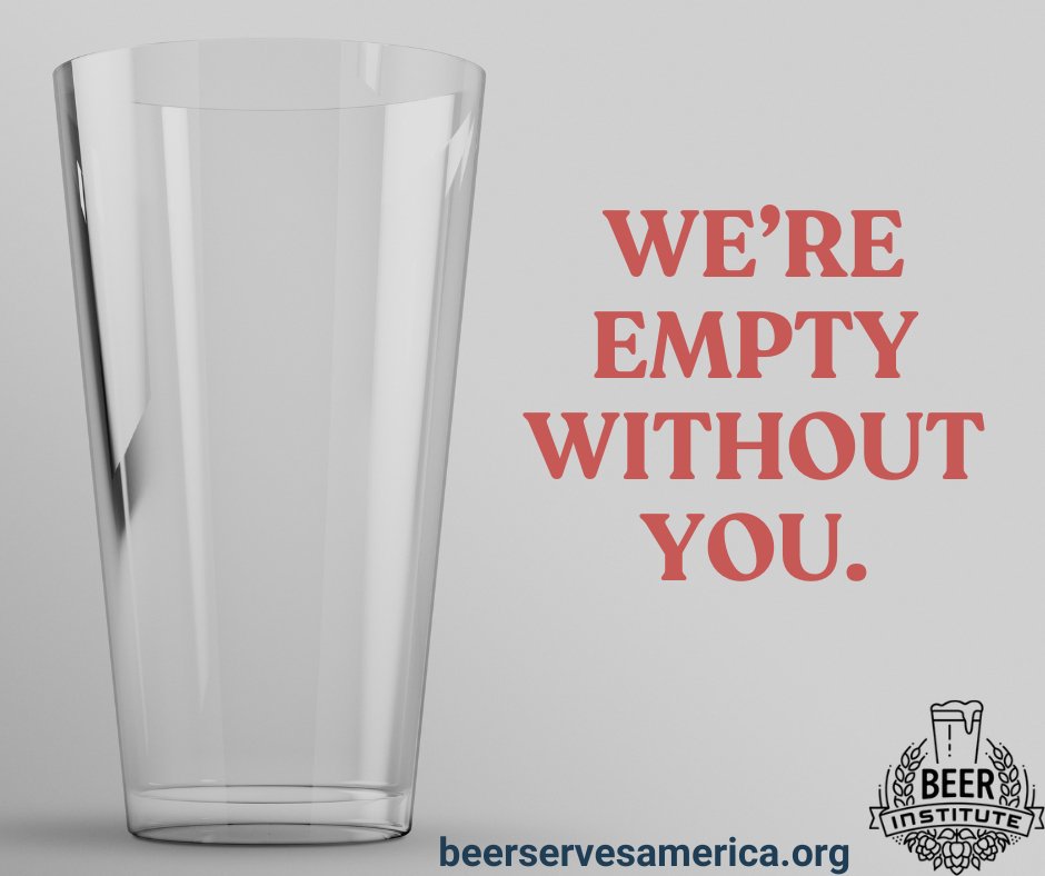THANK YOU to the 2.42 MILLION American workers supported by the beer industry.

Without them, our glasses would be empty, and our happy hours would be, well, less happy.

Shoot them a THANK YOU &gt;&gt;