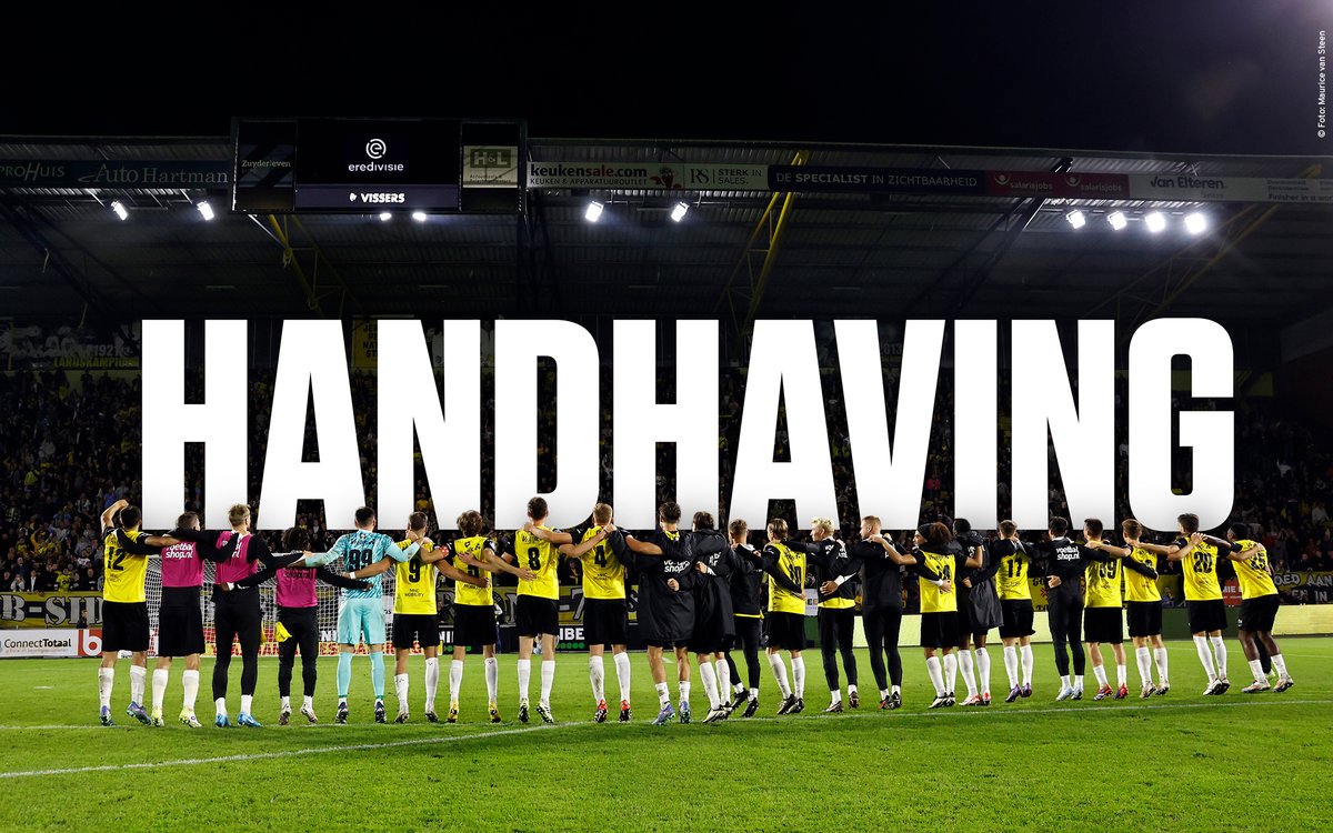 'Degradatiekandidaat nummer 1' verzekert zich met nog drie wedstrijden te spelen van lijfsbehoud in de Eredivisie! 💛🖤 

#NACpraat