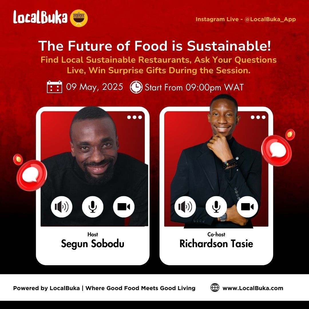 LocalBuka_app's tweet image. We are going live in 5, 4, 3, 2, 1...

Use the link below to join:

instagram.com/localbuka_app/…
#MyLocalBukaExperience
#MyLocalBukaExperience
#MyLocalBukaExperience
#MyLocalBukaExperience