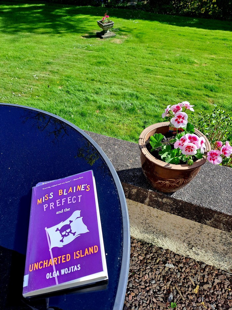 My current read: the latest clever, slightly bonkers adventures of Miss Blaine's Prefect by Olga Wojtas. #scotland #missblainesprefect #olgawojtas #funread #booksbooksbooks