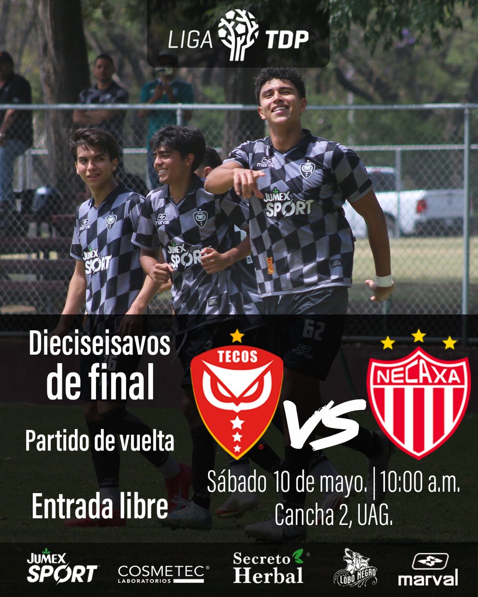 ¡Vamos juntos por la remontada! 🔥⚽🦉

Afición, los esperamos mañana para apoyar a nuestro equipo y seguir avanzando en busca del campeonato. 💪

<a href="/LigaTDP/">Liga TDP</a> 
#Tecos #TecosFc #TecosUAG #LigaTDP #CrecemosJuntos #AquíEstáElCampeón