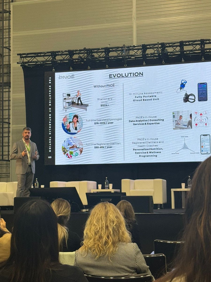 We proudly joined the Longevity Med Summit in Lisbon 🇵🇹 where Gregoris Balamatsias shared: VO₂ Max – The #1 Longevity Biomarker. Big thanks to everyone who visited us!
#pnoe #vo2max #longevitymedicine #metabolichealth #bioage #precisionhealth #breathanalysis