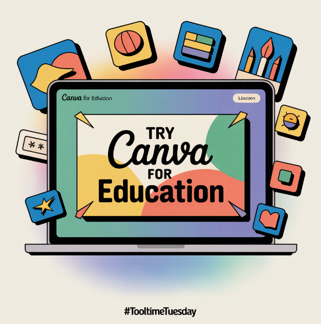 lisdtechtips's tweet image. Try Canva for Education. It’s free and perfect for posters, slides, and class projects! 🎨 #ToolTimeTuesday
Use&amp;gt; canva.com 
Learn&amp;gt; youtube.com/playlist?list=…