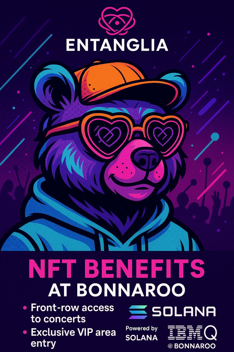EntangliaQuanta's tweet photo. Contract Address for access to Bonnaroo Tiers: 
https://t.co/rYar5Lf3kp

68SjYd7EmbJ9rEV56cdhuTP2yNv3MGY8CEnUu1UJ3jMY https://t.co/7RPL4cOujy