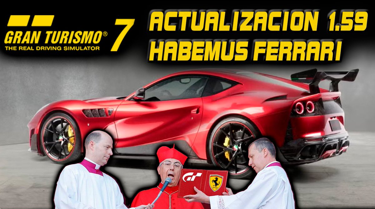 Nuevo video!!!!!!!
Gran Turismo 7 -  Actualizacion 1.59 - Habemus Ferrari youtu.be/-VfQSb-lZzM?si… a través de <a href="/YouTube/">YouTube</a>