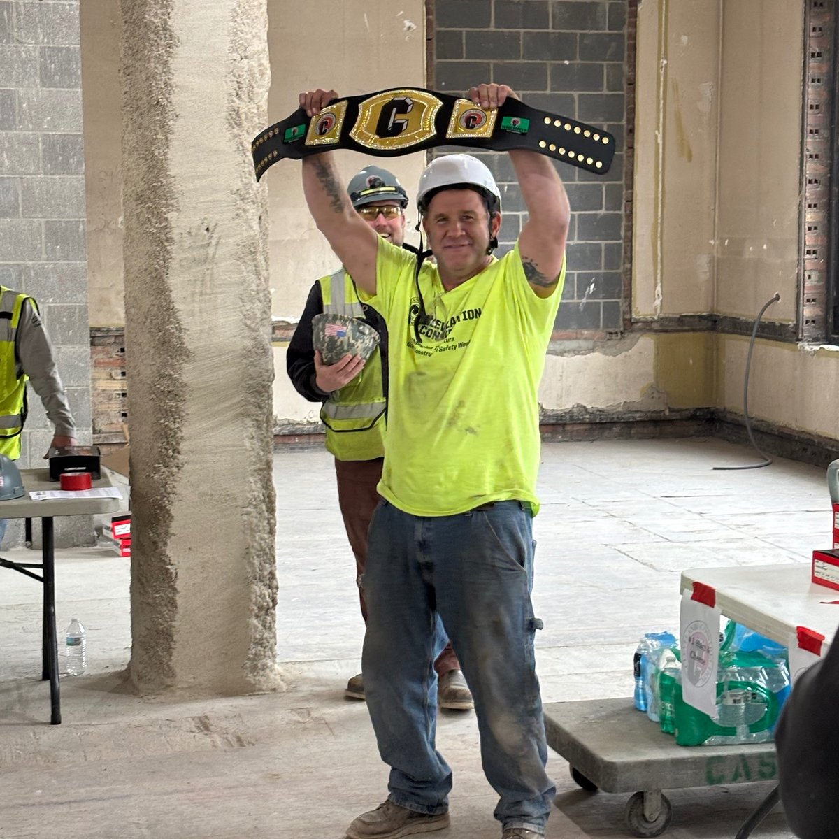 Say hello to our first "Safety Champion" at 700 Prospect Ave in #Cleveland – Les Lucas!

Les earned a custom Cleveland Construction, Inc. Safety Belt for going above and beyond to help recover stolen tools for a fellow trade partner. His quick action and commitment to looking out