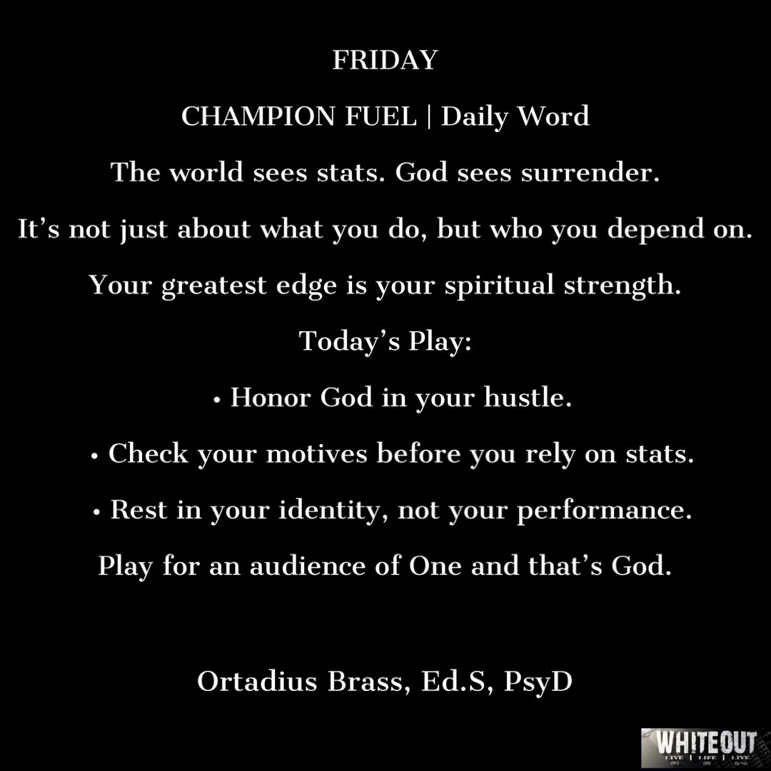 Champion Fuel
#MentallyBuilt
#CoachBrassMotivation
#KingdomAthlete