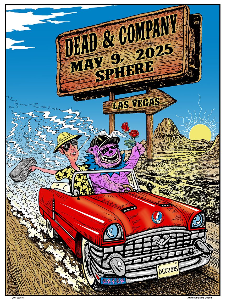 We have a new contender for best Vegas concert poster ever. (🎨 Mike DuBois)