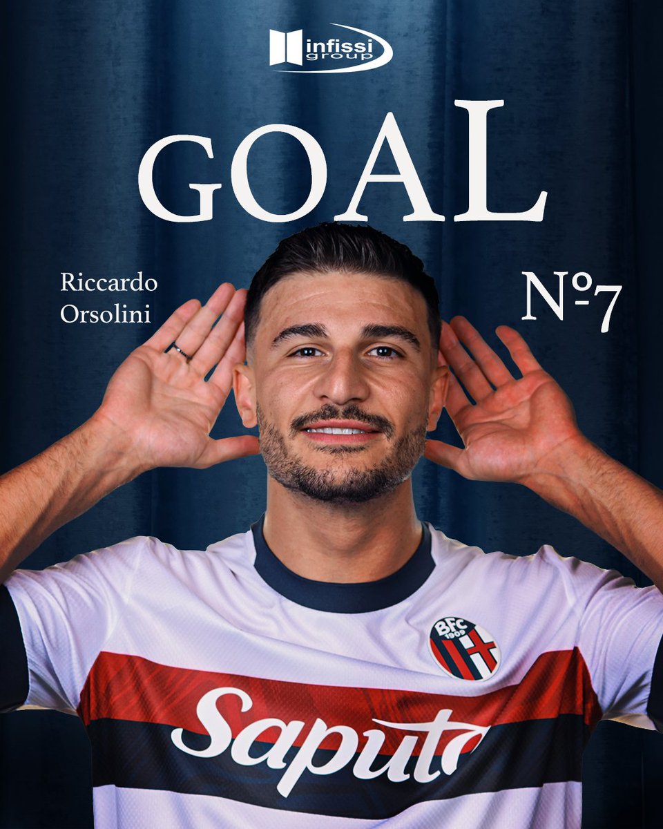 Bolognafc1909's tweet photo. 49' | ORSOOOOOOO

Sblocchiamo la gara con uno splendido sinistro a giro di Orsolini 🐻😍

#MilanBologna | 0-1 |
#SerieAEnilive #WeAreOne https://t.co/2Fk3ffZygl