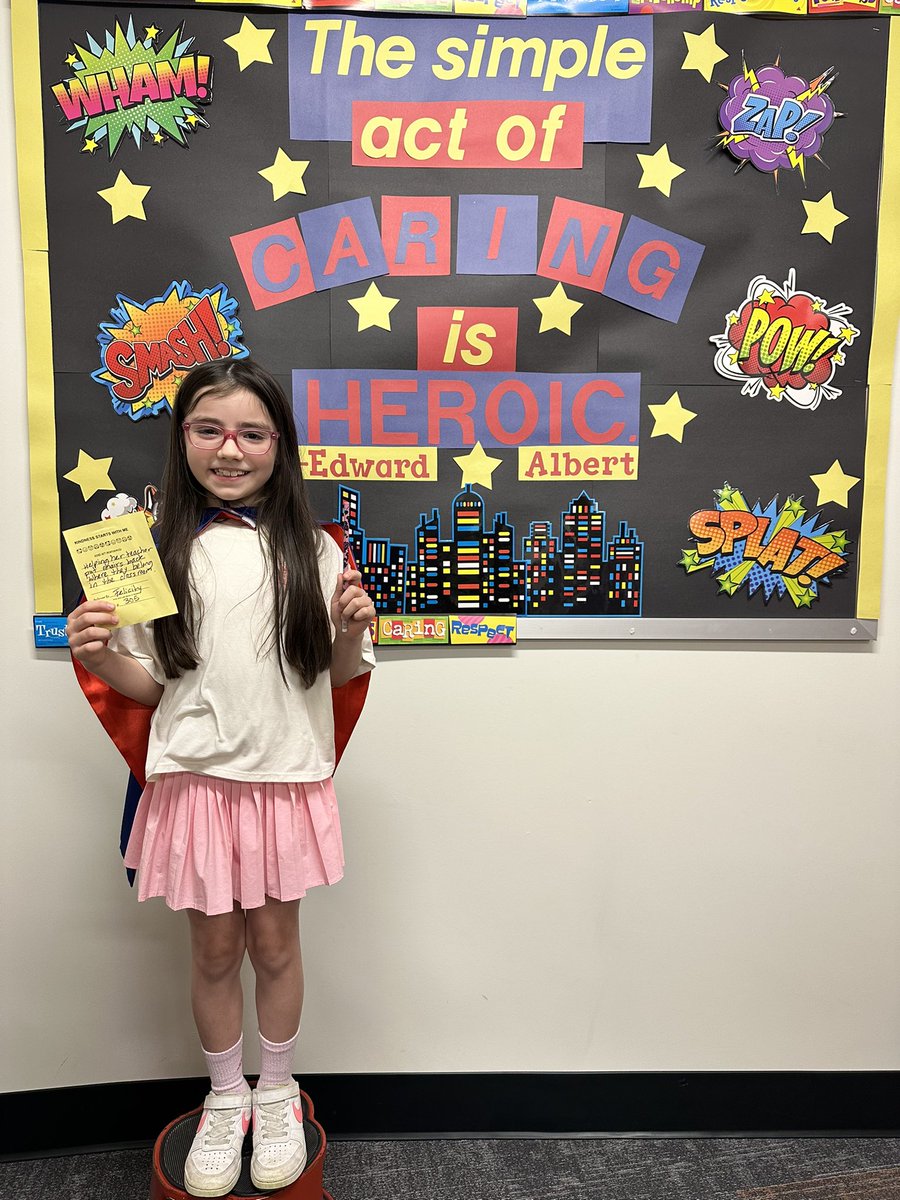 Working hard to spread kindness! Keep it going!