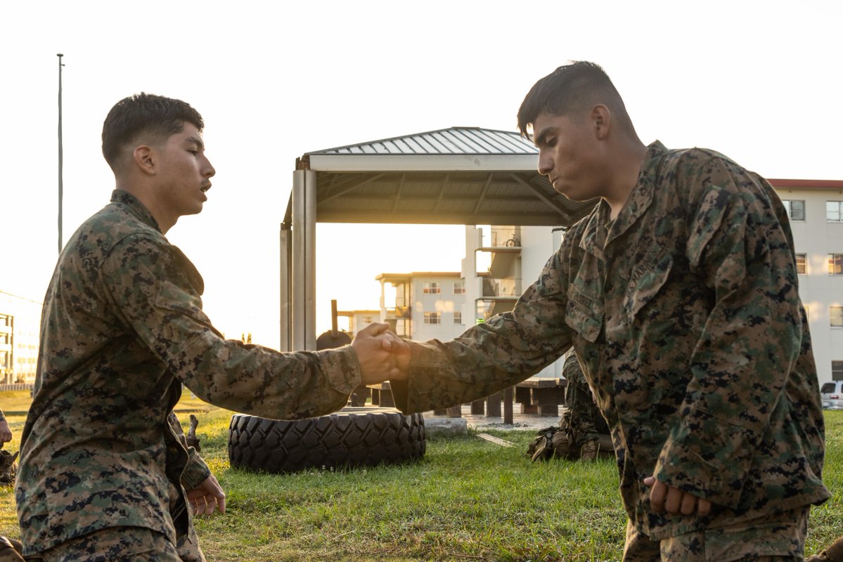 U.S. Marines (@usmc) on Twitter photo #Marines with <a href="/3d_Marine_Div/">3d Marine Division</a> participate in a combat condition physical training at Camp Hansen, Okinawa, Japan, April 30, 2025.
The training enhances unit cohesion and maintains combat effectiveness and mission readiness.
#USMC #SemperFi #Training #Marines with <a href="/3d_Marine_Div/">3d Marine Division</a> participate in a combat condition physical training at Camp Hansen, Okinawa, Japan, April 30, 2025.
The training enhances unit cohesion and maintains combat effectiveness and mission readiness.
#USMC #SemperFi #Training