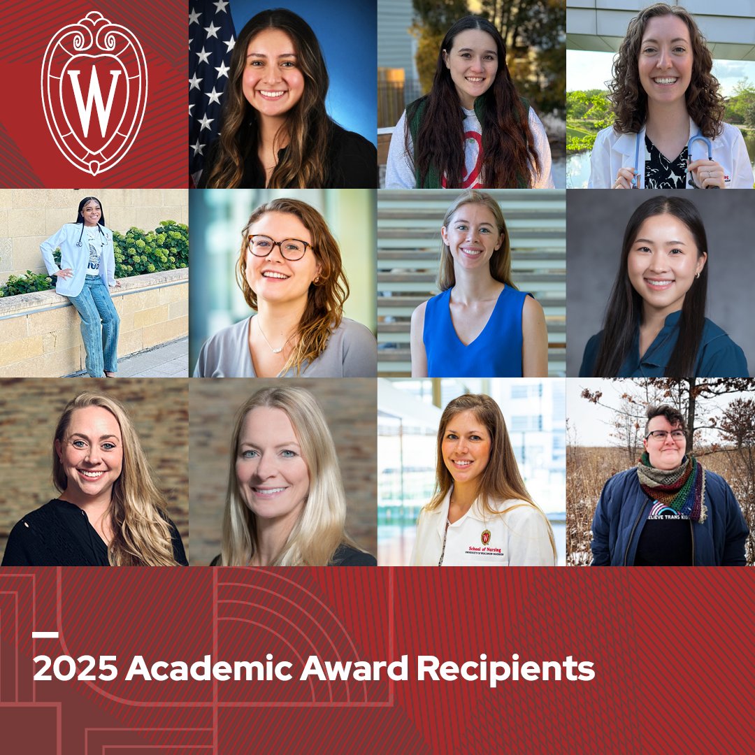 Congrats to our 2025 Academic Award recipients! These year-end awards recognize students &amp; faculty who demonstrate academic excellence, leadership, service, community impact, and a strong commitment to the nursing profession. ow.ly/pn5u50VQa2s 
#UWGrad #ClassOf2025