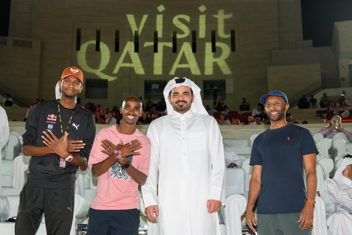PeninsulaQatar's tweet photo. His Excellency Sheikh Joaan bin Hamad Al-Thani, President of the #Qatar Olympic Committee, attended part of the competitions of the second edition of #WhatGravity Challenge, held at the Katara Amphitheater on Friday.
Read more: https://t.co/1FHgnN9qLP https://t.co/ekDF6qRiM9