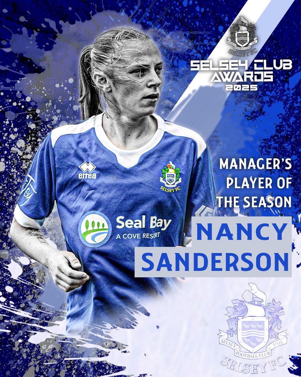 Finally for <a href="/selseywfc/">Selsey Women FC</a> is the Managers' Player of the Year

Nancy Sanderson