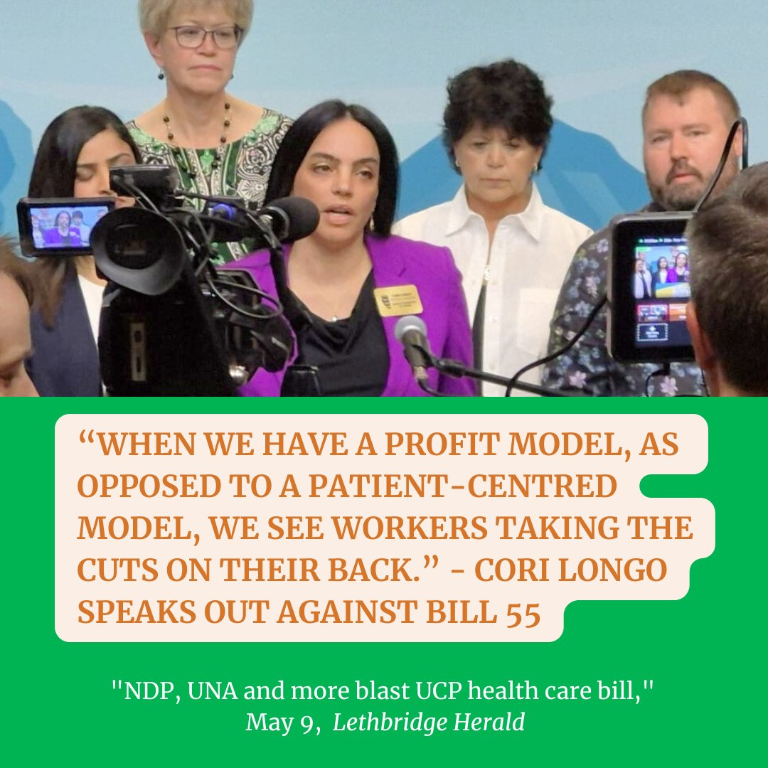 Read the full story in the Lethbridge Herald about the undermining of public healthcare by the UCP government lethbridgeherald.com/news/lethbridg…