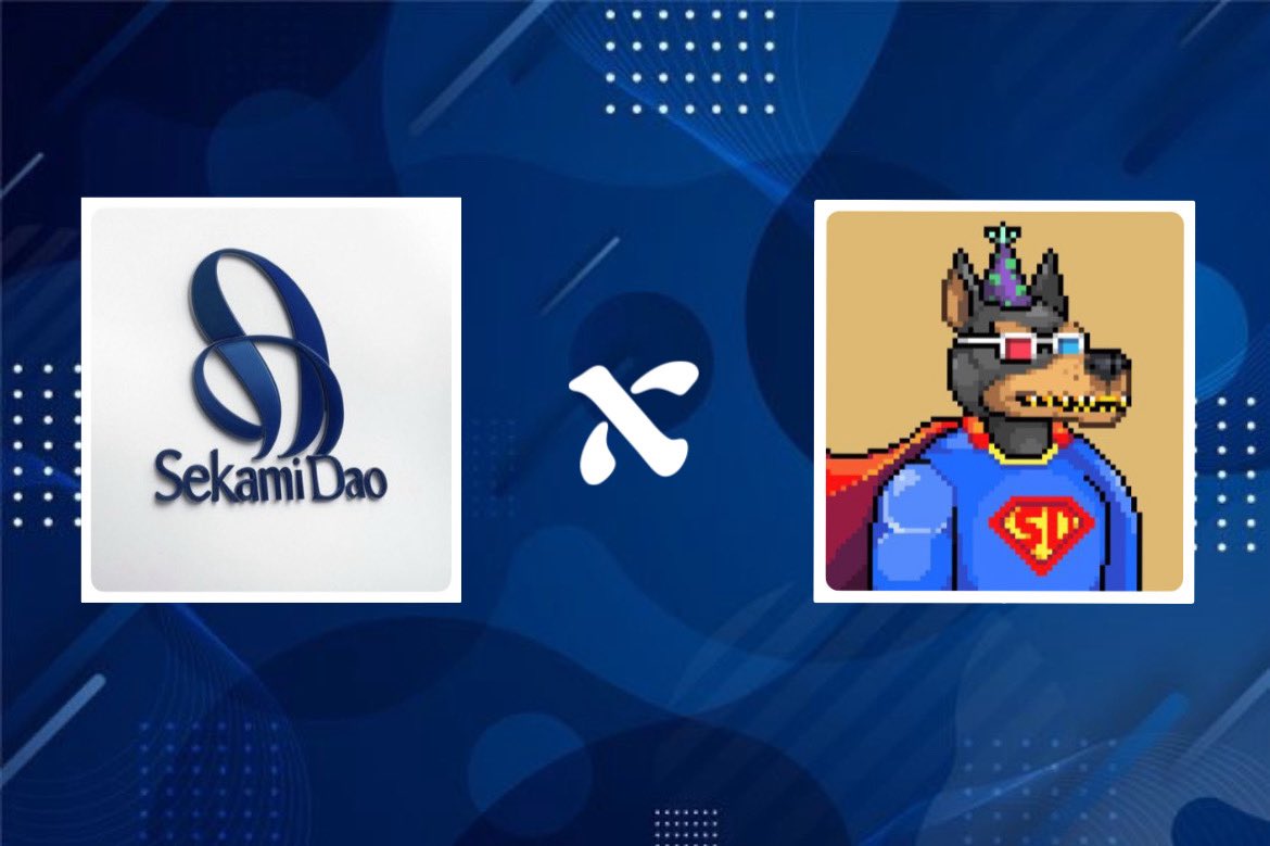๐๐๐ค๐๐ฆ๐ข ๐๐๐ (@sekamidao) on Twitter photo SEKAMI DAO ๐ค SKY DOG
SEKAMI DAO is excited to collaborate with <a href="/SkyDogSocialNFT/">SKYDOG SOCIAL</a>
More details in our Discord. SEKAMI DAO ๐ค SKY DOG
SEKAMI DAO is excited to collaborate with <a href="/SkyDogSocialNFT/">SKYDOG SOCIAL</a>
More details in our Discord.