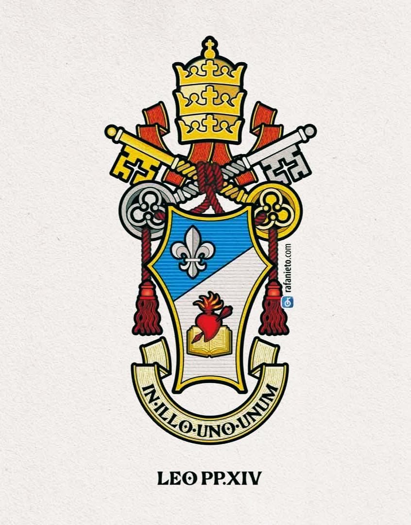 Pope Leo XIV's coat of arms