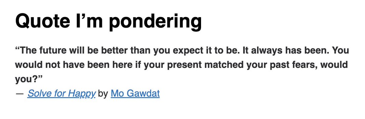 This felt so appropriate today.

(From <a href="/tferriss/">Tim Ferriss</a>'s 5-bullet Friday newsletter)