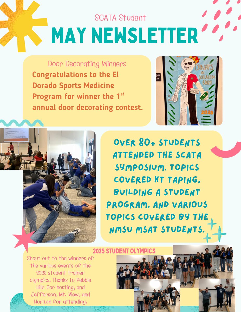 Just 1 more month until we can blast Alice Cooper's School's Out.
Until then enjoy your May 2025 SCATA newsletter.