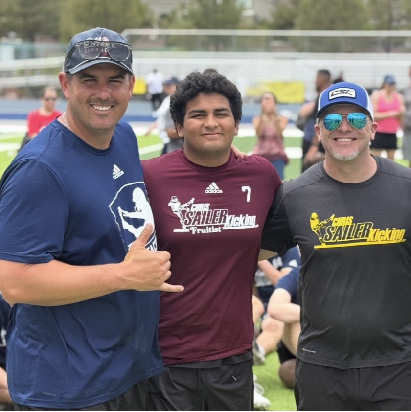 Announcing the 3rd Chris Sailer Kicking TOP 12 Camp Selection…Congratulations <a href="/DannyV2024/">Danny</a> (JC, CA) ✅. The Vegas XLVI National Punting Champion is a top JC Prospect without a doubt. #TeamSailer #PuntFactory #TOP12 #17SpotsLeft