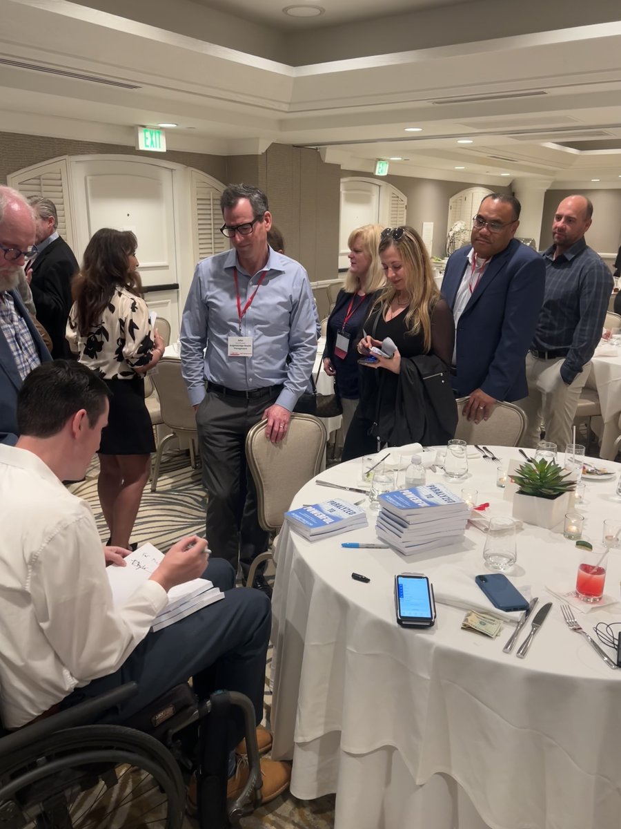 RobertPaylor5's tweet image. Yesterday was a milestone I’ll never forget — my first book signing!
After keynoting CA-SIG’s Spring Forum in Laguna Beach, I had the honor of handing out signed copies of my book for the first time.
Can’t wait to see the impact these stories will leave!